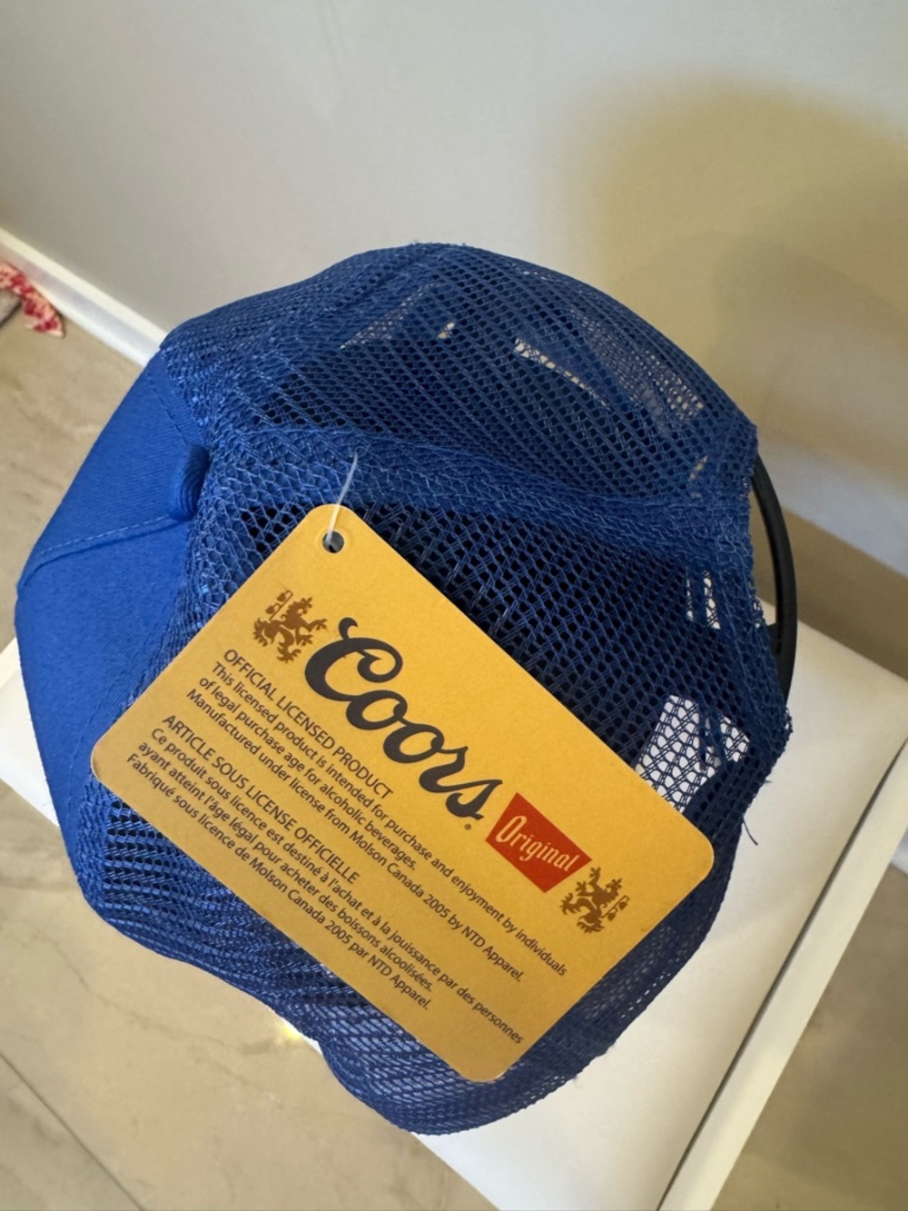Coors Rodeo Blue Mesh Trucker Hat - Picture 3 of 3